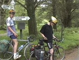 Horner Hill, Luccombe, Exmoor, 23.5 miles into the ride
